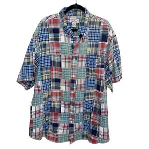 Boca Classics Shirt Mens XXL Madras Plaid Vintage India Preppy Old Money Big